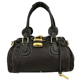 Bolsa de couro Paddington da Chloé Marrom