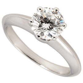 Tiffany & Co. Platinum Solitaire Ring Other