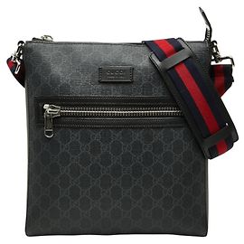 Borsa a Spalla Gucci GG Supreme Nero