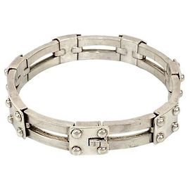 Hermès Pulseira charm com motivo Gate HERMES Prata