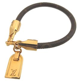 Pulsera Brasserie Monogram Rack It de Louis Vuitton Castaño Dorado Monograma
