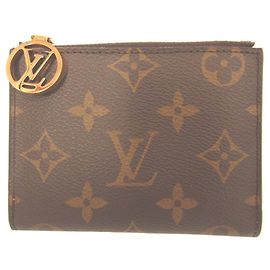 Cartera Lisa Monogram Louis Vuitton Castaño Rosa Monograma