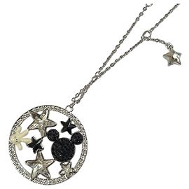 Swarovski Disney Kollaboration Halskette Silber Metallisch