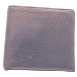 Loewe Bifold Geldbörse aus Kalbsleder Blau