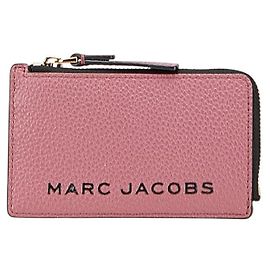 MARC JACOBS The Bold Leather Coin Card Case Pink