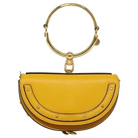 Chloé Minaudière en cuir Chloe Nile Jaune