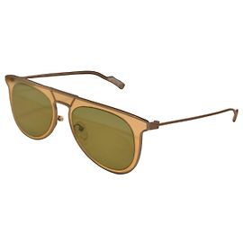 Salvatore Ferragamo occhiali da sole Argento Verde