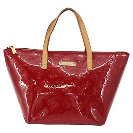 Louis Vuitton Bellevue Handtasche Monogram Vernis PM Rot