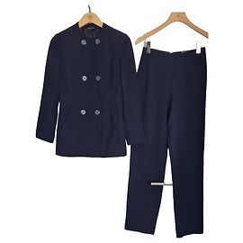 Gianni Versace Completo con Pantalone Blu navy