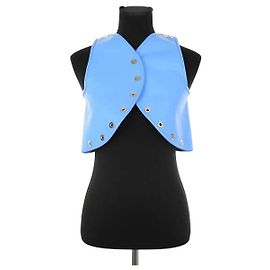 Courreges Blaue Jacke Blau