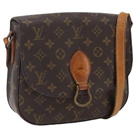 LOUIS VUITTON Bolsa de Ombro Monogram Saint Cloud GM M51242 LV Auth ep13519 Monograma