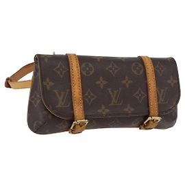 LOUIS VUITTON Monogram Pochette Marrell Gürteltasche M51159 LV Auth ep13325 Monogramm