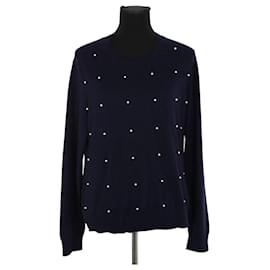 Pull Eric Bompard en cachemire bleu L Bleu