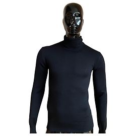 Autre Marque Pull col roulé IZAC em lã merino extra fina ✨ Preto