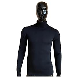 Autre Marque IZAC Rollkragenpullover aus extrafeiner Merinowolle ✨ Schwarz