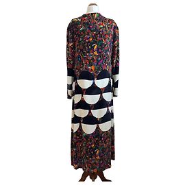 Dries Van Noten Samtkleid Mehrfarben