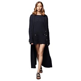 Robe pull logo CC Chanel Resort 2020 20P Bleu Marine
