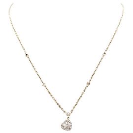 Colar Messika, "Joy Heart", ouro rosa e diamantes. Outro