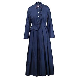 Autre Marque Vivetta Navy Blau Langarmkleid Blau Andere