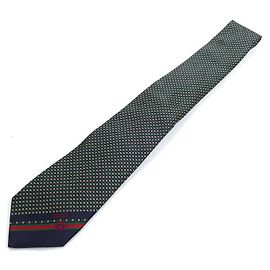 Corbata de seda Gucci Animaliere Abeja Multicolor Verde