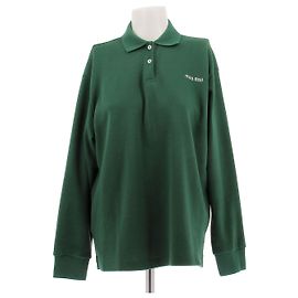 Miu Miu Polo verde de algodón Verde