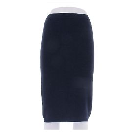 Alaïa Saia marinha de lã e alpaca Azul marinho
