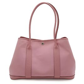 Bolsa Tote de Ombro Jardim Hermès Rosa