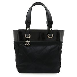 Borsa Tote PM Chanel Paris Biarritz Nero