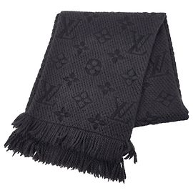 Sciarpa Logomania Monogram Louis Vuitton Nero
