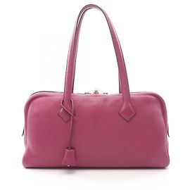 Hermès Victoria Elan 38 Handtasche Pink