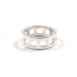GUCCI Open Square Ring Silvery