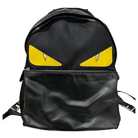 Fendi Monster Backpack in Black Black