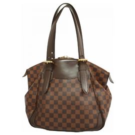 Louis Vuitton Damier Verona MM Handbag Damier ebene