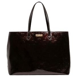 Louis Vuitton Bolso Wilshire GM en Vernis Monogram Rojo Roja Burdeos
