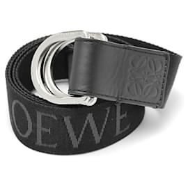 Cinturón Double D-Ring LOEWE Negro