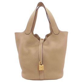 Sac à main Hermès Picotin Lock MM Trench Marron
