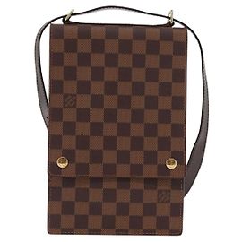 Mensageiro Portobello Damier Louis Vuitton Marrom
