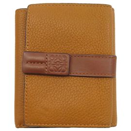 LOEWE Bifold Leder Geldbörse Braun