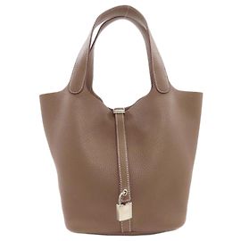 Borsa Hermès Picotin Lock MM Taupe
