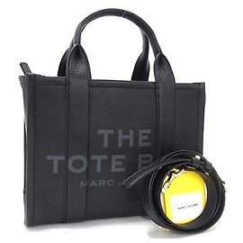 Schwarze Leder-Tote von Marc Jacobs Schwarz