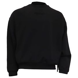 Sudadera de algodón negro con estampado del logo Fear of God Negro