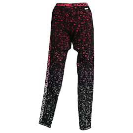 Chanel CC Patterned Leggings in Multicolor Wool Multiple colors