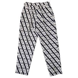 Moschino Cheap and Chic casual pants Blue Eggshell