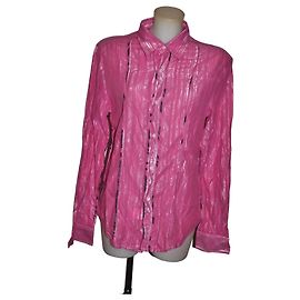 Camicia Just Cavalli in cotone rosa taglia 44 IT Rosa