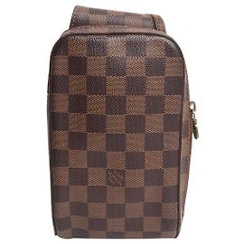 Louis Vuitton Bolsa transversal Damier Ebene marrom 2008 Marrom