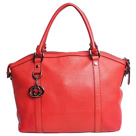 Gucci Red GG Dome tote Red