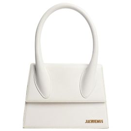 Jacquemus Bolsa Le Chiquito média em creme Cru