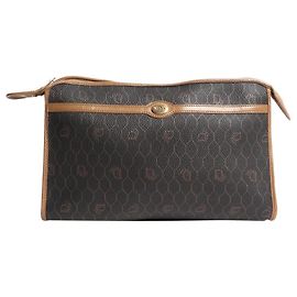 Dior braune Vintage-Clutch Andere