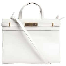 Saint Laurent Bolsa tote Manhattan creme Cru