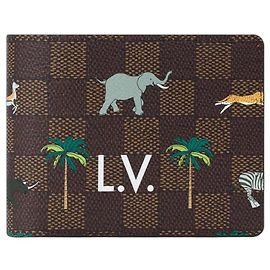 Louis Vuitton Billetera Múltiple LV x The Darjeeling Limited Castaño